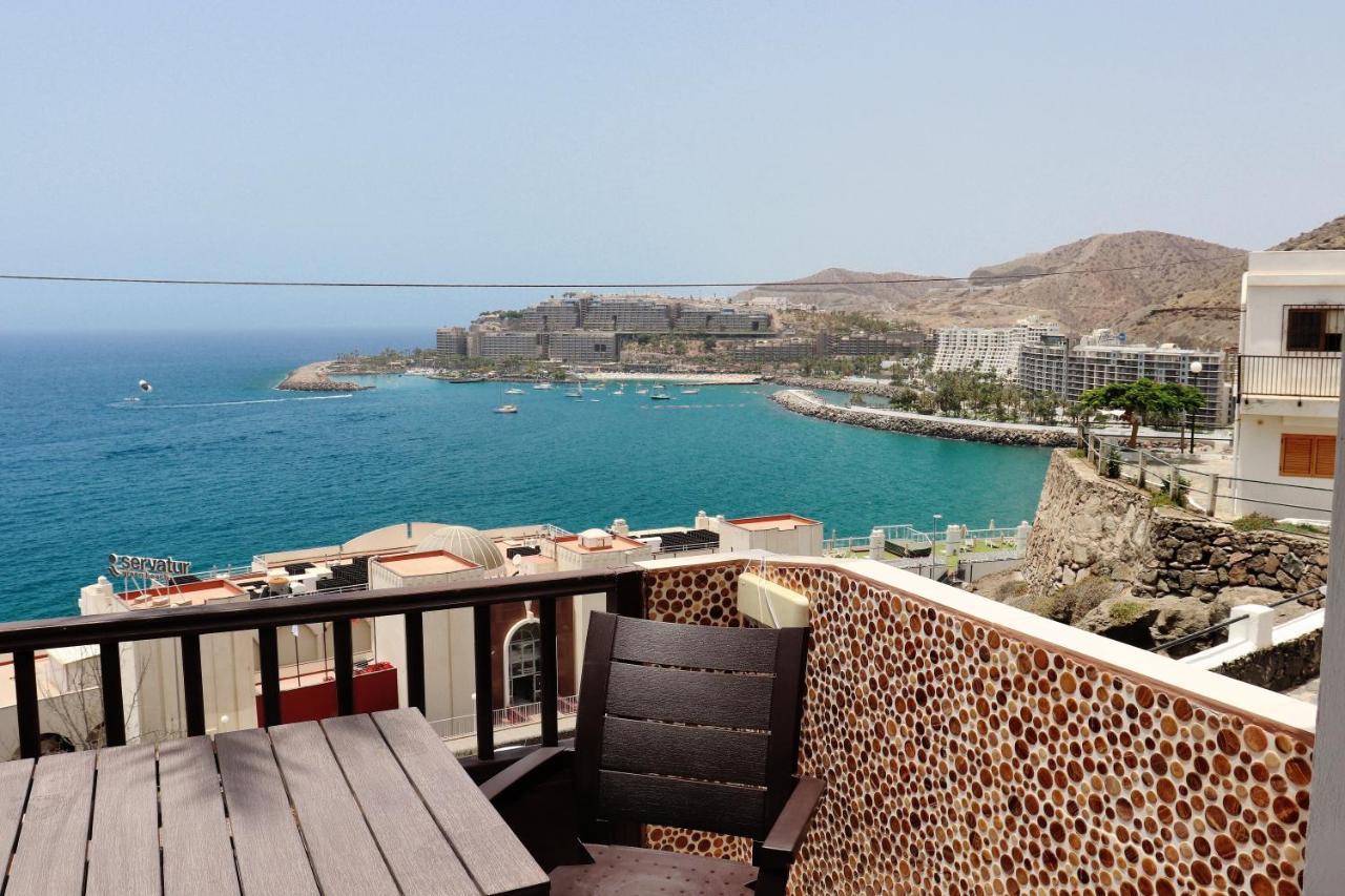Deluxe Seaview-Sunsets !Transfe-R Inc! Pool,2Aircond,2Tv65",600Mb Dishwasher,,2 Beaches,Anfi-View Appartement Patalavaca Buitenkant foto