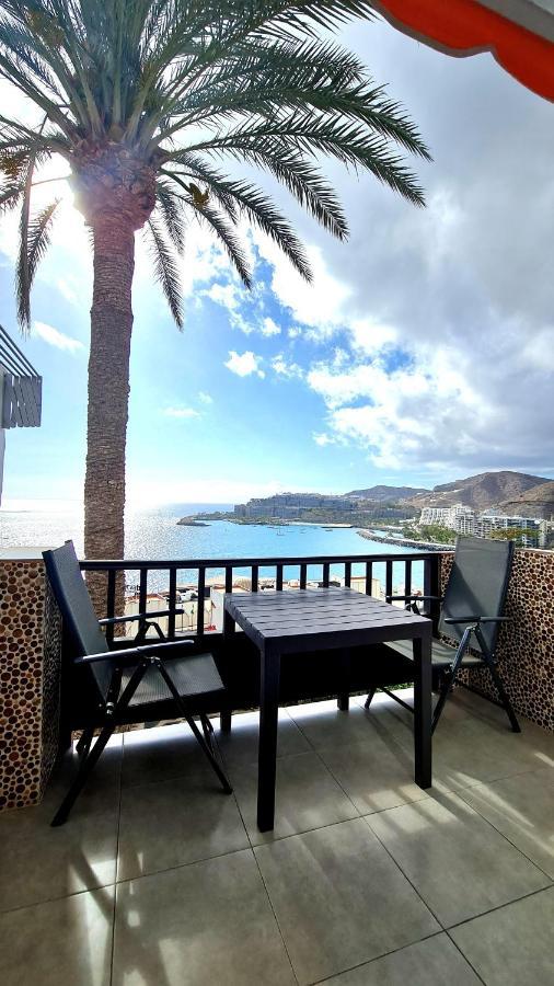 Deluxe Seaview-Sunsets !Transfe-R Inc! Pool,2Aircond,2Tv65",600Mb Dishwasher,,2 Beaches,Anfi-View Appartement Patalavaca Buitenkant foto